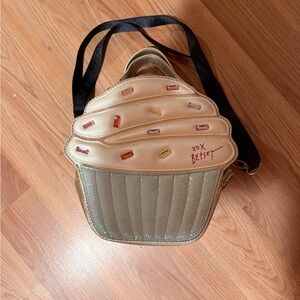 Cherry Shaped Glitter Keychain